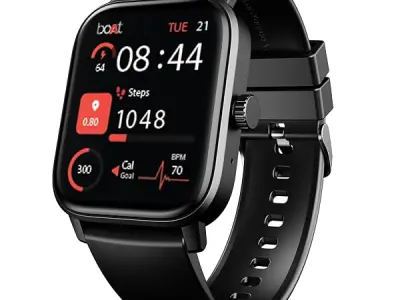 boAt Wave Call 3 Smartwatch 1.83” HD Display with Animated Watch Faces; BT Calling, Functional Crown, Multiple Sports Modes, IP68, HR, SpO2 Monitor, Smart Watches for Men & Women (