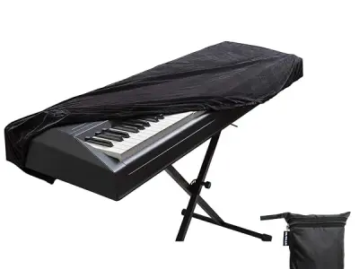 MUTMAIN Polyester Piano Dust Cover For Casio & Yamaha All 61 Keys Keyboards Yamaha Psr-E363, E373, E473, E463, I455, I425, I400, I500 Keyboard & X870In, X8000In, X9000In Keyboard (