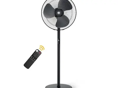 atomberg Renesa 400mm Pedestal Fan | 5-star rated | Ideal for Home & Office | Silent BLDC Stand Fan | 6 Speeds | 35W | Remote with Oscillation, Timer, Sleep | 2 Years Warranty (Mid