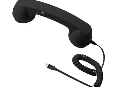 ZOOMELLA Retro Phone Handset Phone Receiver for Mobile Phone Meetings All Smartphones Black Consumer Electronics| Home Telephones & Accessories| Corded Telephones