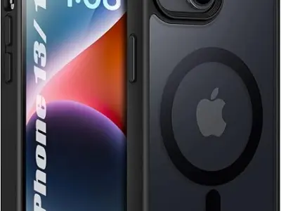 Enflamo Polycarbonate Matte Back Cover Case Compatible with Mag-Safe Designed for iPhone 1