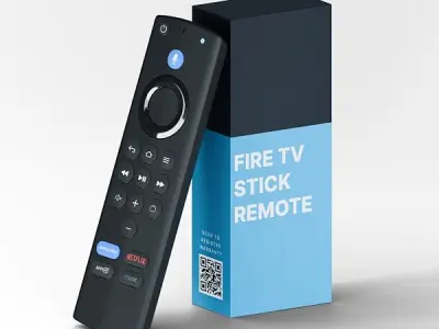 Original FlRESTICK Remote Compatible with Amzn FLRE TV Stick 3rd Generation | Compatible with Amzn FlRE TV Stick HD & 4K, Easy Pairing, Smooth Control, Replacement Remote, 6 Months