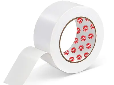 AIPL Duct Tape Heavy Duty - White Book Binding Tape Strong Flexible No Residue All Weather All purpose for Do-It-Yourself Repairs Industrial Professional Use. 2 Inch X 25 Meter