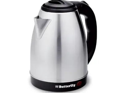 Butterfly Evo Pro 1.5L Electric Kettle | 1350 W | 360 degree Swivel Power Base | Auto Shut Off | For Hot Water, Tea, Coffee, Noodles | Dry Boil Protection