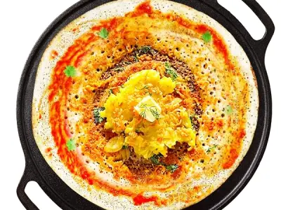 The Indus Valley Pre-Seasoned Cast Iron Tawa for Dosa/Chapathi | 30.2cm/11.8 inch, 2.4kg | Induction Friendly | Nonstick, Pre-Seasoned Tawa, 100% Pure & Toxin-Free, No Chemical Coa