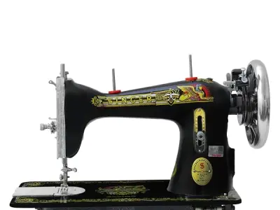 Singer Black Sewing Machine Magna Supreme | Smoothest Fly Wheel | Double Sealed Ball Bearings Technology-First Time in World (Only head)