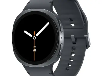 Samsung Galaxy Watch8 (44mm, Bluetooth, Graphite) with 3nm Processor | Dual GPS | Sapphire Glass & Armor Aluminum | 5ATM & IP68 | BP, ECG, IHRN & Vascular Load Monitoring | Anti-ox