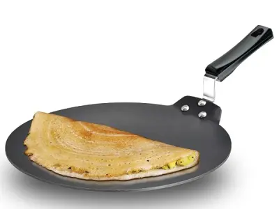 Hawkins Futura Nonstick Dosa Tava, Diameter 33 cm, Thickness 4.88 mm (NDT33)