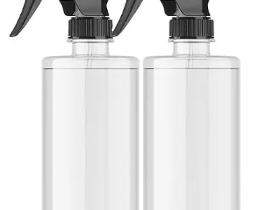 ETSAP (PACK OF 2) 500 ML SPRAY BOTTAL,Transparent Clear Empty Water Spray Bottles,Water Liquid Sprayer Set for Face, Hair, Garden, Sanitizer, Perfume, and More(PACK OF 2)