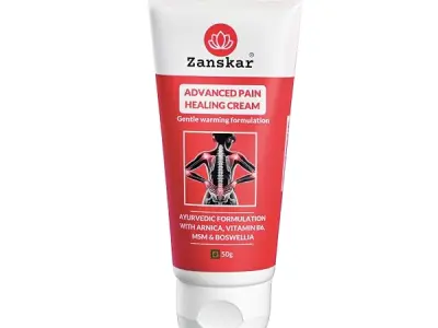 Advanced Pain Healing Cream | Deep Relief from Back Pain, Knee Pain, Neck Pain, Shoulder Pain & Sprains | Natural Ingredients - Vitamin B6, MSM, Arnica, Boswellia | 50 g (Pack of 1
