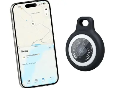 Salpido Bluetooth Item Finder, Key Finder Tracker, 1 Year Battery Life | Apple Find My compatible, item locater for keys, wallets, luggage & gadgets, iOS only