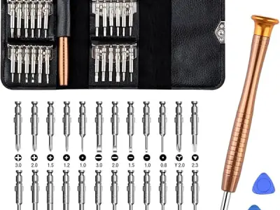 THEMISTO - built with passion 27 in 1 Precision Screwdriver Set Multi Pocket Repair Tool Kit for Mobiles, Laptops, Electronics