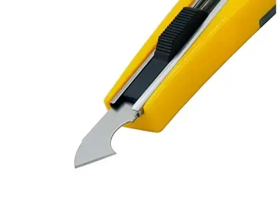 Sulfar Acrylic Plastic Fibre Sheets Cutter Hook Knife Blade with 2 Extra Blades Inside (Random Colour) (1554)