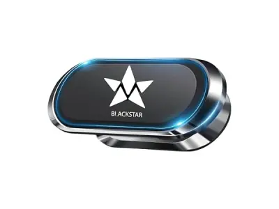 Blackstar ZEO Mag - Magnetic Mobile Phone Holder for Car Dashboard/Bike with 540° Angle Rotation & Strong & Safe Magnets-Car Phone Mount Stand- Compatible with All Mobile (Incompat