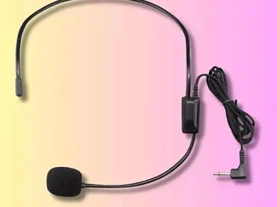 Esselkay Professional Amplifier Wired Headset Microphone, Clear Sound, Comfortable Fit, Pack of 1