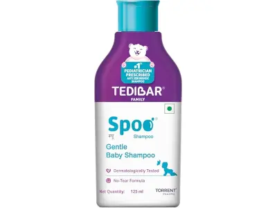 Spoo No-Tear Formula baby shampoo from Tedibar Family | Gentle on Scalp | No. 1 Pediatrician Pr