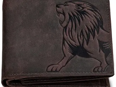 URBAN FOREST Leo Vintage Brown Leather Wallet for Men of All Ages
