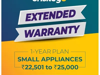 Onsitego 1 Year Extended Warranty for Small Household Appliances from Rs. 22501-25000 (Email Delivery - No Physical Kit)