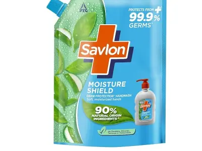 ITC Savlon Moisture Shield Germ Protection Liquid Handwash Refill Pack 1.3L | 99.9% Germ Protection | 90% Natural Origin Ingredients | Family Size Refill Hand wash | Value Pack