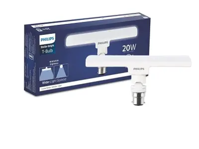 PHILIPS Stellar Bright 20-watt LED T-Bulb, Base B22 (Crystal White) - Pack of 1
