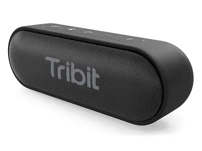 Tribit XSound Go Bluetooth Speaker, 16W, 24H Playtime, IPX7 Waterproof | Bluetooth 5.3, XBass,Portable Design, Enhanced Bass, Built-in Microphone, Hands-Free Calling, Indoor and Ou
