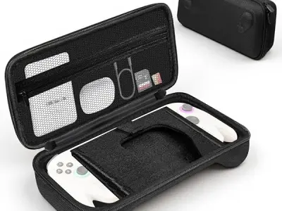 ZORBES Carrying Case for ASUS ROG Xbox Ally and Ally X 2025 EVA Hard Shell | Travel Storage, Mesh Pocket, Stand Support, Handheld Carrying Convenience