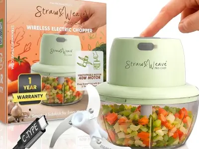 Mini Kitchen Choppers 500 ML & Chopper For Kitchen Use | 1 Year Warranty | Food Grade Jar | Vegetable Chopper For Kitchen for Mincing Garlic, Ginger, Onion, Vegetable | Unstoppable