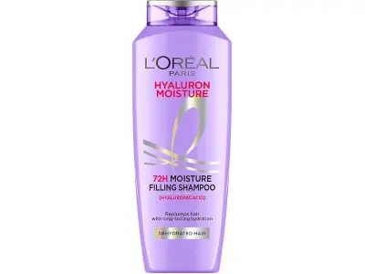 L'Oreal Paris Moisture Filling Shampoo, With Hyaluronic Acid, For Dry & Dehydrated Hair, Adds S