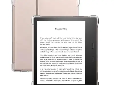 Sachui® Case for 7" All Kindle Oasis (2019), Transparent Protective Cover with Reinforced Corners, Slim & Lightweight Design - Kindle 2019 10th【J9G29R】