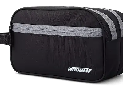 Wooum Polyester Toiletry Bag for Men & Women, Travel Pouch for Toiletries Shaving Kit & Cosmeti