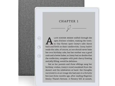 Veidoo 5.8 inch Ebook Reader, HD Touch Screen Carta E-Ink Technology, 32GB ROM(TF Card Expansion to 64G), WiFi, Long Endurance, Android E-Reader with Cover(White)