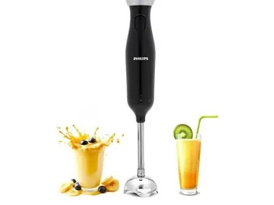 PHILIPS HL1681 Hand Blender, 300W Motor, Rust free steel arm | Easy single trigger operation |Specially designed blades |Ergonomically designed |Wall bracket for storage