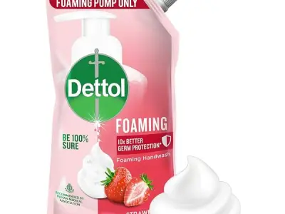 Dettol Foaming Handwash Refill - Strawberry, 700ml | Rich Foam | Moisturizing Hand Wash | Soft on Hands