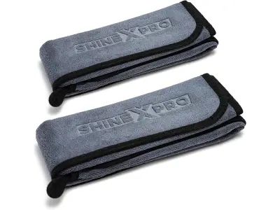 ShineXPro Microfiber Car Cleaning Cloth - OG Soft 500 GSM Extra Large (35x75 CM) Microfiber Clo