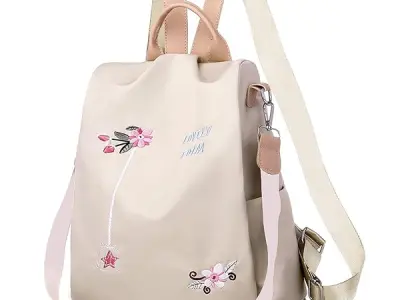 IRMAO 2021 New Flower Embroidered Artistic National Style Oxford Small Capacity Women's Bag Generation Backpack