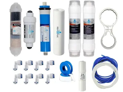 Aquadpure Complete Ro Purifier Filter Service Kit with 80 GPD Dry Ro Membrane, Suitable for all type of RO Water Purifier