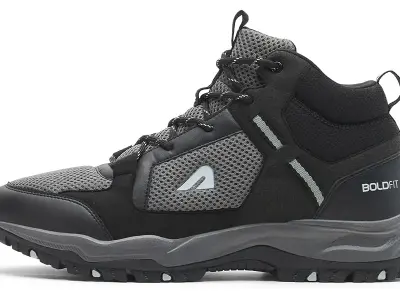 Boldfit Trekking Shoes for Man Outdoor Hiking Shoes for Man High Neck Footwear for Men Anti Ski