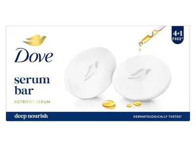 Dove Serum Bar | with Nutrient Serum | Deep Nourish | 625g (125g x 5)