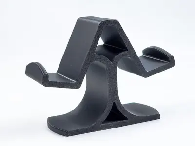 CUBIX3D Dual Controller Stand Holder for PS5, PS4 & Xbox Controllers | Universal Gaming Controller Organizer for Desk Setup | Minimalist Gaming Accessories Stand for Home & Office