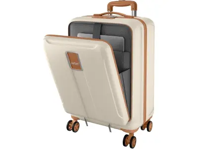 Safari Cabin Trolley Bag with Laptop Compartment, Hardside Polycarbonate Small (55cm) Suitcase