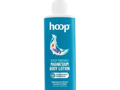 hoop Magnesium Body Lotion Sleep Minerals | Relax, Sleep Routine | 250ml | Lavender & Chamomile Oils
