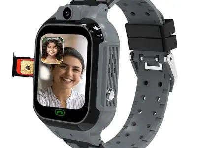 sekyo Carepal Pro (Smartchoice) 4G Smartwatch for Kids | Video Call, Live GPS Tracker |App Control, Habit Coach, Math Games, Pedometer, Safe Zone Alert, Family Chat| Kids Smart Wat