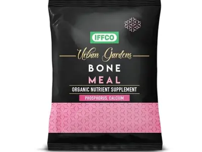 IFFCO Urban Gardens - Bone Meal 900 gm - Organic Phosphorus + Calcium Nutrient for Plants and Home Garden - Slow Release Plant Nutrition Supplement - Promotes Flowering, Fruiting &