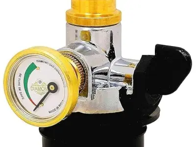 Danzo Diamond Gas Safety Device-Safe Gas Leakage Detector with Auto Cut Off Silver