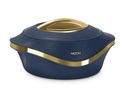 MILTON Pearl 1000 Inner Stainless Steel Casserole, 860 ml, Blue