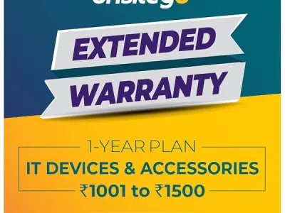 ONSITEGO 1 Year Extended Warranty For It Devices & Accessories From Rs. 1001-1500 (Email Delivery - No Physical Kit), Multicolor