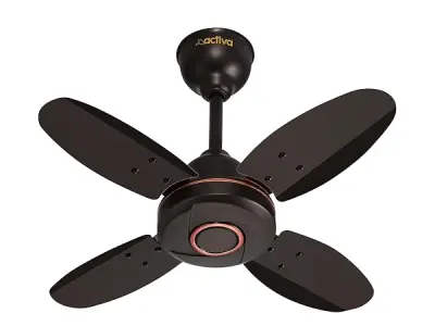ACTIVA Ornet 600mm Ceiling Fan for Kitchen & Small Rooms | 4 Blade High Speed Fan | 850 RPM Powerful Air Delivery | Anti-Dust Coating | Energy Efficient Ceiling Fan | 2 Years Warra