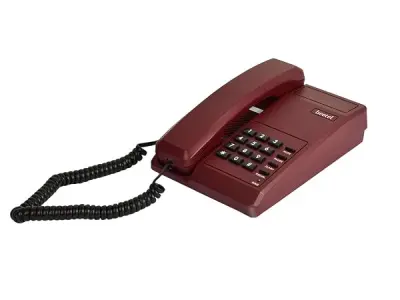 Beetel B11 Corded Landline Phone, Ringer Volume Control, LED for Ring Indication, Wall/Desk Mountable, Classic Design,Clear Call Quality,Mute/Pause/Flash/Redial Function (Made In I