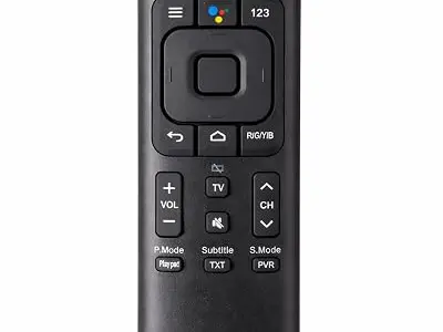 Remote Control Compatible for VU/Hisense LED Smart TV 4k Without Voice Command with Netflix & P-Video hot Keys (Please Match The Image with Your Old Remote)- Black.