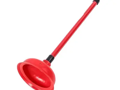 SVDK Toilet & Bathroom Sink Rubber Power Drain Cleaning Pump |6 x 44 cm Heavy-Duty Suction Cup Plunger for Wash Basin, Toilet & Floor Drain Cleaning (Pack of 1)